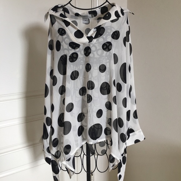 Blouse H.I.P. à Manches Courtes Imprimée Pois - Taille S Femme Occasion Très Bon état